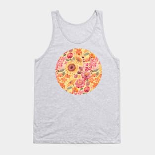 Happy Boho Sixties Floral Tank Top